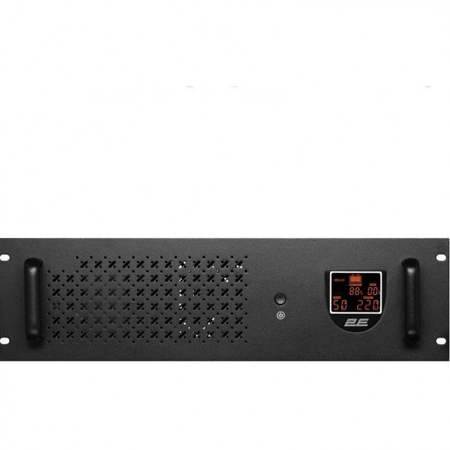 Источник бесперебойного питания 2E RE2000, 2000VA/1200W, RM 3U, LCD, USB, 3xSchuko (2E-RE2000)