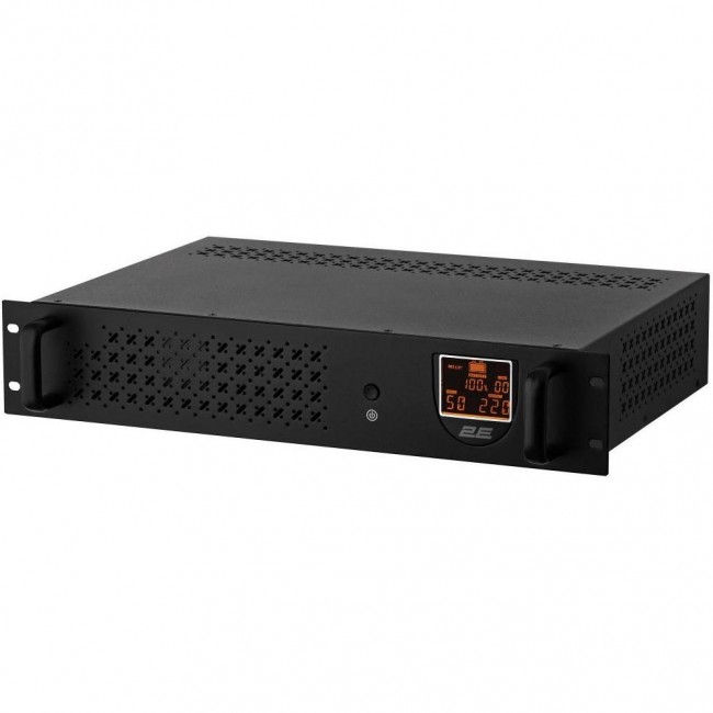 2E RE850, 850VA/480W, RM 2U, LCD, USB, 2xSchuko (2E-RE850)