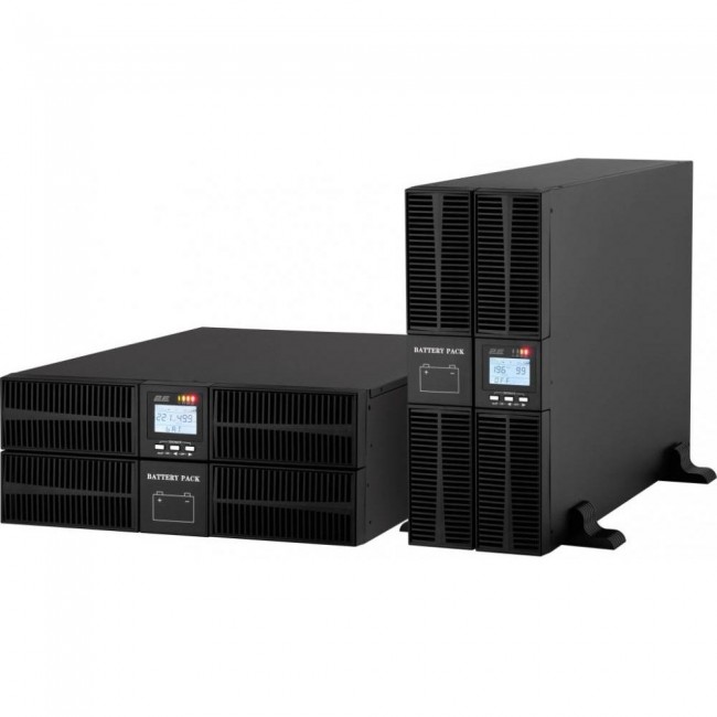 2E SD6000RT, 6kVA/6kW, RT4U, LCD, USB, Terminal in&out (2E-SD6000RT)