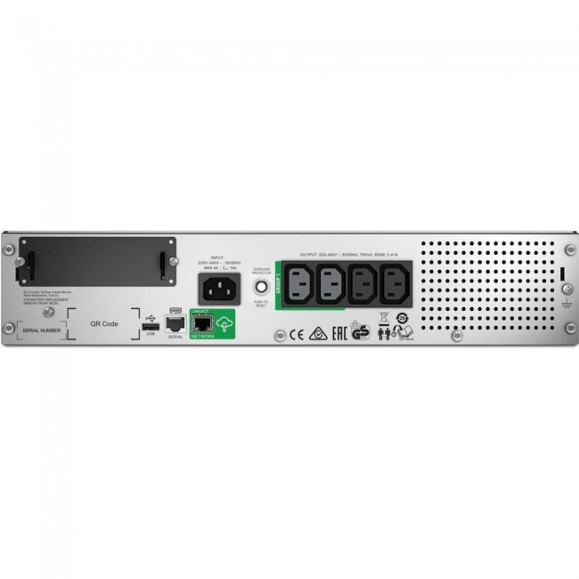 APC Smart-UPS RM 750VA 230V LCD IEC w/SmartConnect (SMT750RMI2UC)