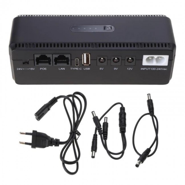 YEPO Smart DC-UPS 10400mAh DC-5V/9V/12V (UA-112485)