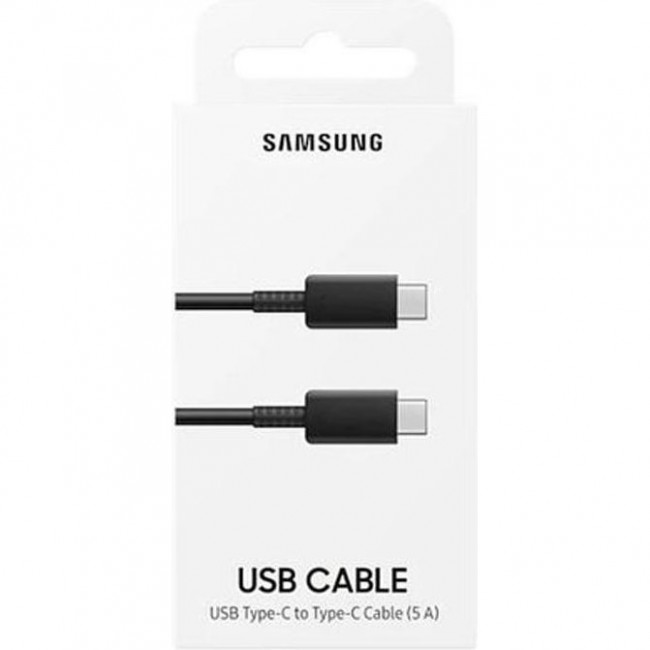 Samsung Cable USB-C to USB-C PD 100W 1m Black (EP-DN975BBRGRU)