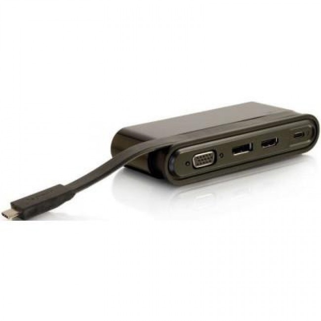C2G USB-C Travel Dock with Hub and Power Delivery (CG82392)