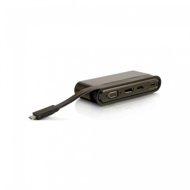 C2G USB-C Travel Dock with Hub and Power Delivery (CG82392)