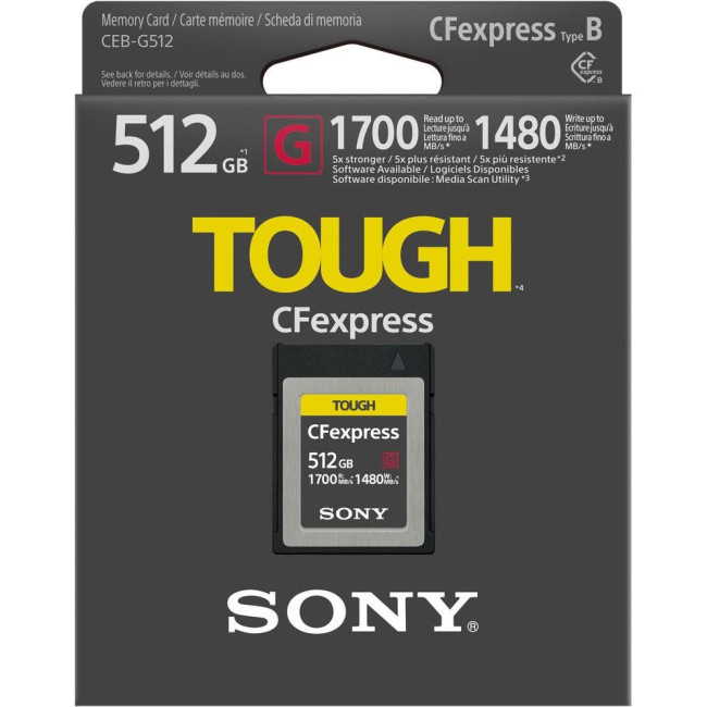 Карточка памяти Sony 128 GB CFexpress Type B CEBG128SYM