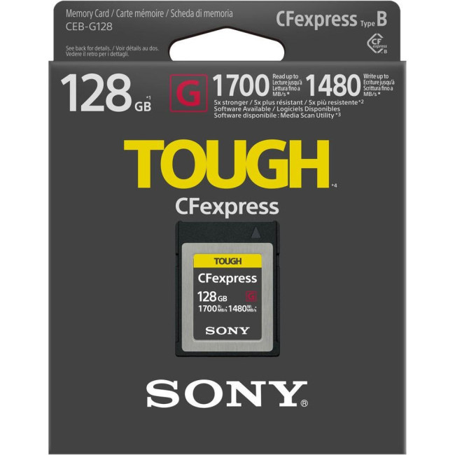 Карточка памяти Sony 128 GB CFexpress Type B CEBG128SYM
