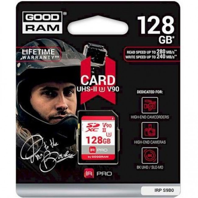 GOODRAM 128 GB SDXC UHS-II U3 IRDM PRO IRP-S9B0-1280R11