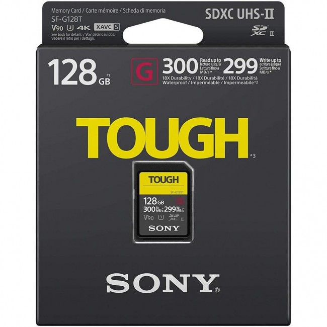 SDHC Sony 128 GB SDXC UHS-II U3 V90 TOUGH SFG1TG