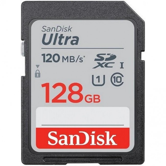 SDXC SanDisk 128 GB SDXC UHS-I U1 Ultra (SDSDUNB-128G-GN6IN)