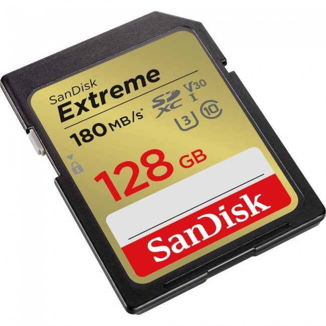 SanDisk 128 GB SDXC UHS-I U3 V30 Extreme (SDSDXVA-128G-GNCIN)