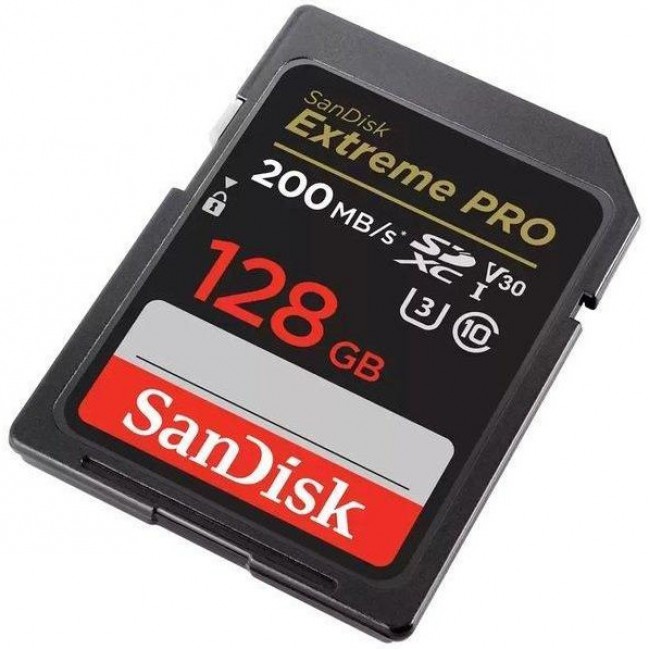 SDXC SanDisk 128 GB SDXC UHS-I U3 V30 Extreme PRO (SDSDXXD-128G-GN4IN)