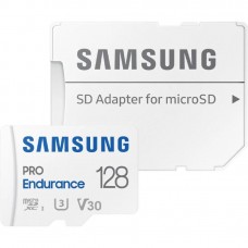 Samsung 128 GB microSDXC Class 10 UHS-I U3 V30  Pro Endurance + SD adapter (MB-MJ128KA)