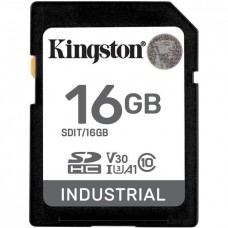 Kingston 16 GB SDHC Industrial UHS-I U3 V30 A1 Class 10 (SDIT/16GB)