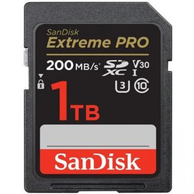 SanDisk 1 TB SDXC UHS-I U3 V30 Extreme PRO (SDSDXXD-1T00-GN4IN)