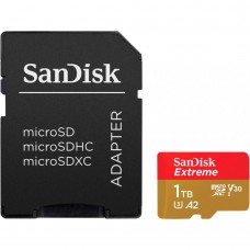 SanDisk 1 TB microSDXC UHS-I U3 V30 A2 Extreme (SDSQXAV-1T00-GN6MA)