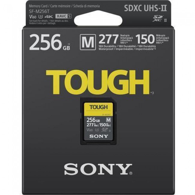 SDXC Sony 256 GB SDXC UHS-II U3 V60 TOUGH SFM256T.SYM