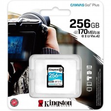 Kingston 256 GB SDXC class 10 UHS-I U3 Canvas Go! Plus SDG3/256GB