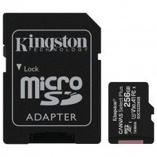 Kingston 256 GB microSDXC Class 10 UHS-I U3 Canvas Select Plus + SD Adapter (SDCS2/256GB)