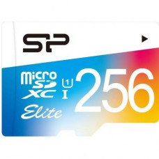 Silicon Power 256 GB microSDXC UHS-I Elite + SD adapter SP256GBSTXBU1V10SP