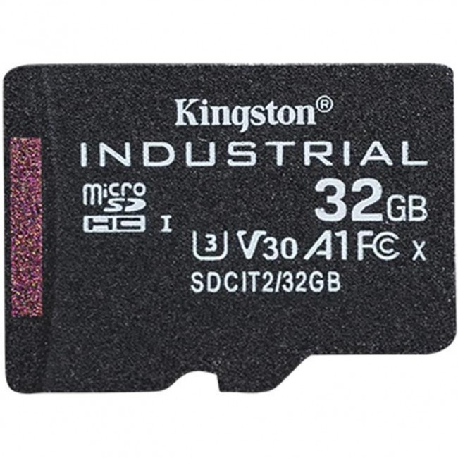 Kingston 32 GB microSDHC UHS-I (U3) V30 A1 Industrial (SDCIT2/32GBSP)