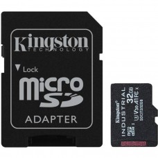 Kingston 32 GB microSDHC UHS-I (U3) V30 A1 Industrial + SD Adapter (SDCIT2/32GB)