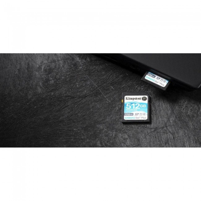 Kingston 512 GB SDXC Class 10  UHS-I U3 Canvas Go Plus SDG3/512GB