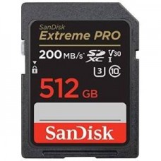 SanDisk 512 GB SDXC UHS-I U3 V30 Extreme PRO (SDSDXXD-512G-GN4IN)