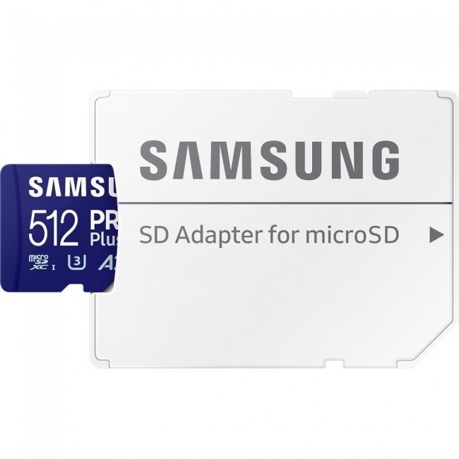 Samsung 512 GB microSDXC UHS-I U3 V30 A2 PRO Plus 2023 (MB-MD512SA)