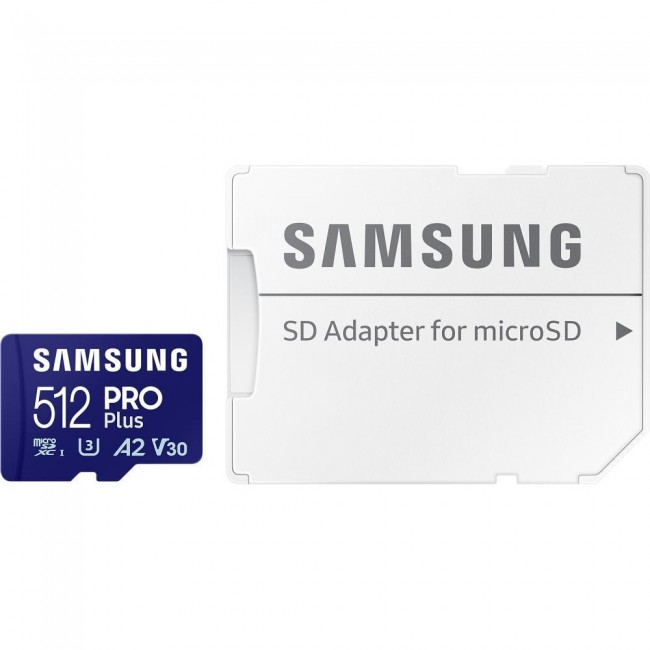 Samsung 512 GB microSDXC UHS-I U3 V30 A2 PRO Plus 2023 (MB-MD512SA)