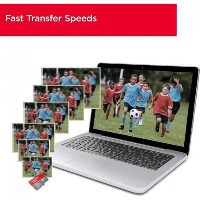 microSDXC SanDisk 512 GB microSDXC UHS-I Ultra A1 + SD adapter (SDSQUAC-512G-GN6MA)