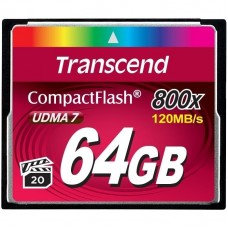 Transcend 64 GB 800X CompactFlash Card TS64GCF800