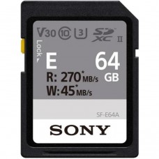 64 GB SDXC C10 UHS-II U3 V60 (SFE64A.ET4) Sony 64 GB SDXC C10 UHS-II U3 V60 (SFE64A.ET4)