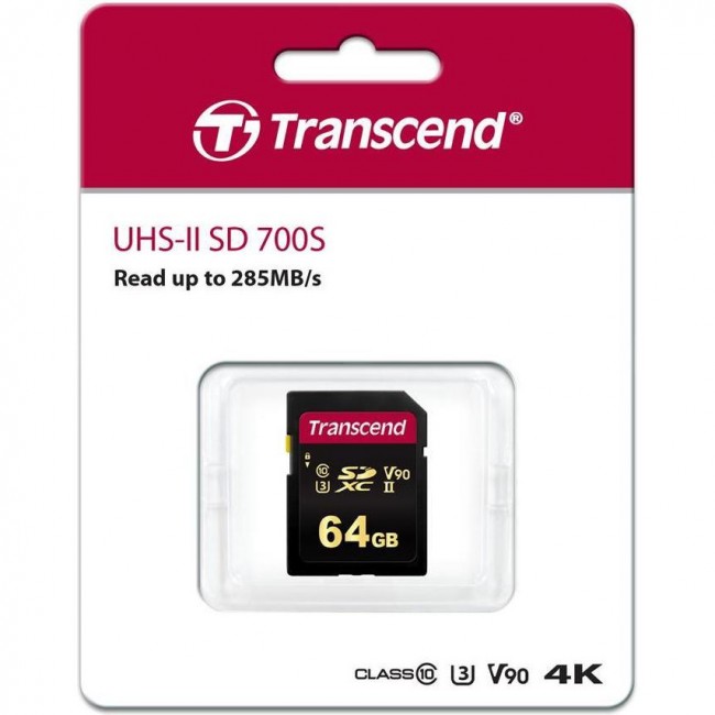Transcend 64 GB SDXC UHS-II U3 700S TS64GSDC700S