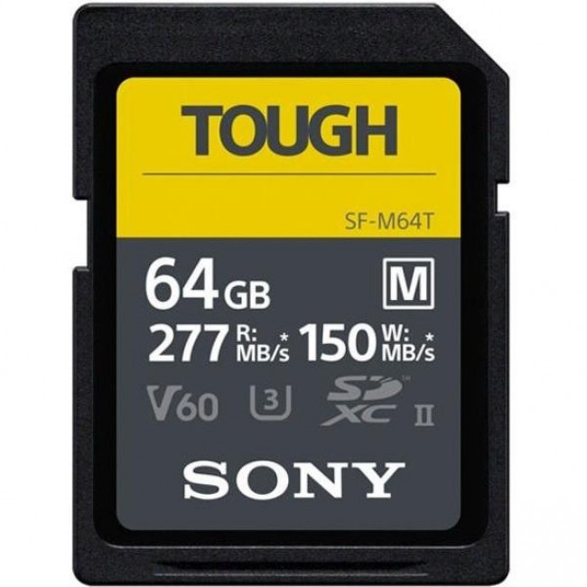 SDXC Sony 64 GB SDXC UHS-II U3 V60 TOUGH SFM64T.SYM