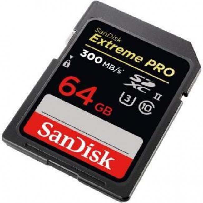 SDXC SanDisk 64 GB SDXC UHS-II U3 V90 Extreme Pro SDSDXDK-064G-GN4IN