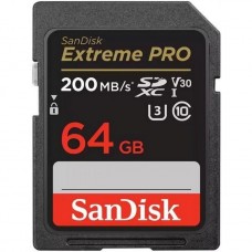 SDXC SanDisk 64 GB SDXC UHS-I U3 V30 Extreme PRO (SDSDXXU-064G-GN4IN)