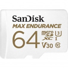 microSDXC SanDisk 64 GB microSDXC Max Endurance UHS-I U3 V30 + SD adapter SDSQQVR-064G-GN6IA