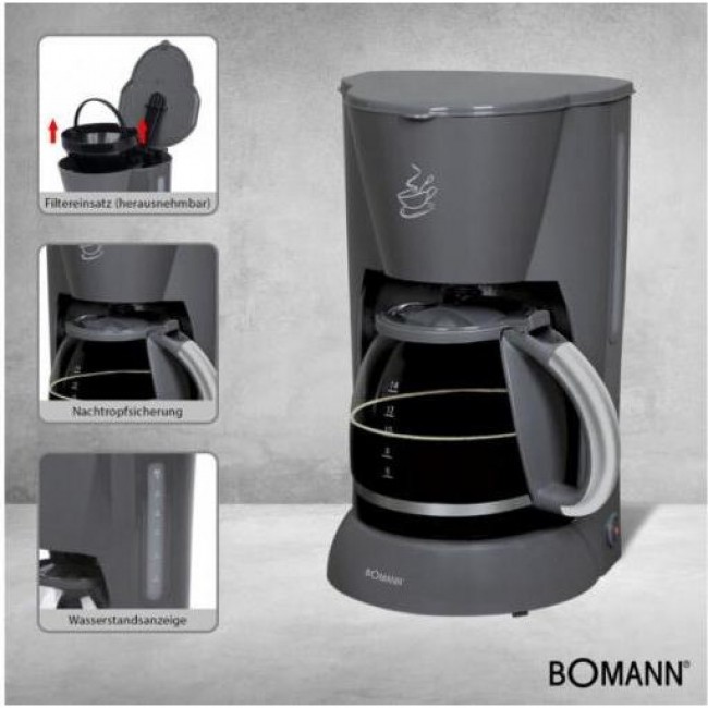 Bomann KA 183 CB grey