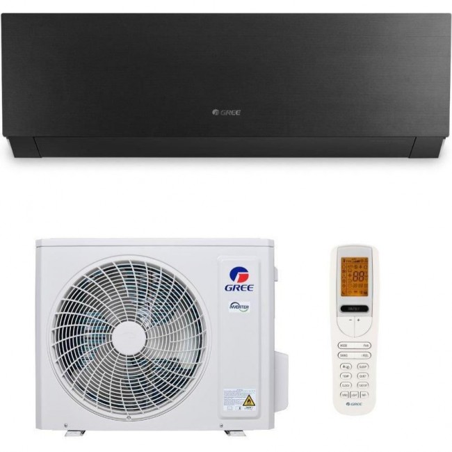 GREE Clivia Black DC Inverter R-32 GWH12AUCXB-K6DNA1A