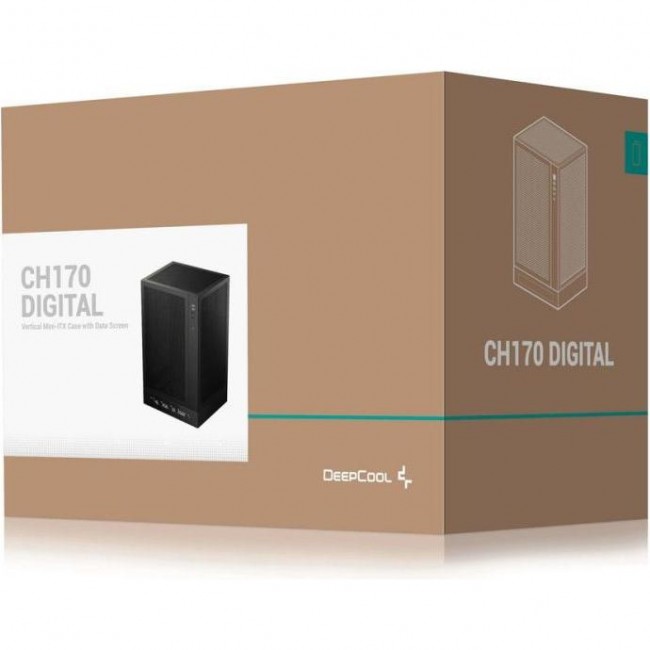 Deepcool CH170 Digital Black (R-CH170-BKNPI0D-G-1)