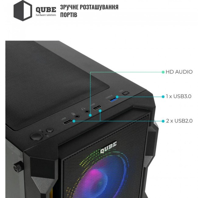 QUBE Corsair ARGB Black (CORSAIR_FMNU3)