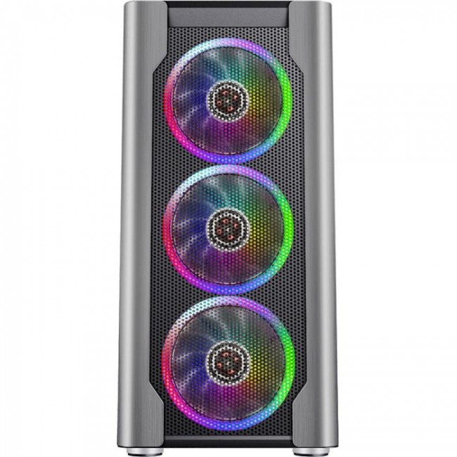 Корпус 1STPLAYER DX-R1-PLUS RGB Dual Glass Black (DX-R1-PLUS_DG)