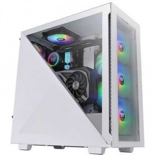 Корпус Thermaltake Divider 300 TG Snow ARGB Mid Tower Chassis (CA-1S2-00M6WN-01)