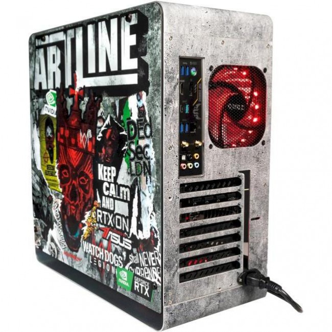 Корпус QUBE Hawk Aluminum Printed LEGION (QBX4A_WBNU3PL)