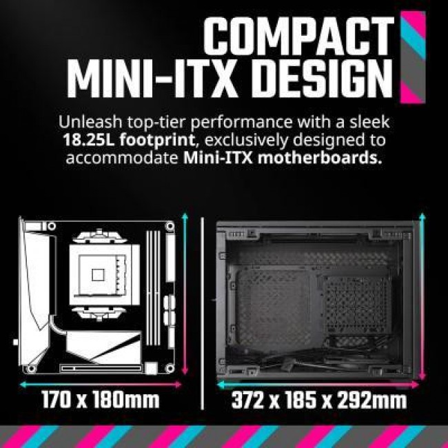 Cooler Master MasterBox NR200P V2 Black (NR200PV2-KCNN-S00)