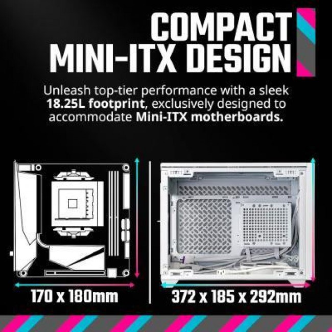 Cooler Master MasterBox NR200P V2 White (NR200PV2-WCNN-S00)