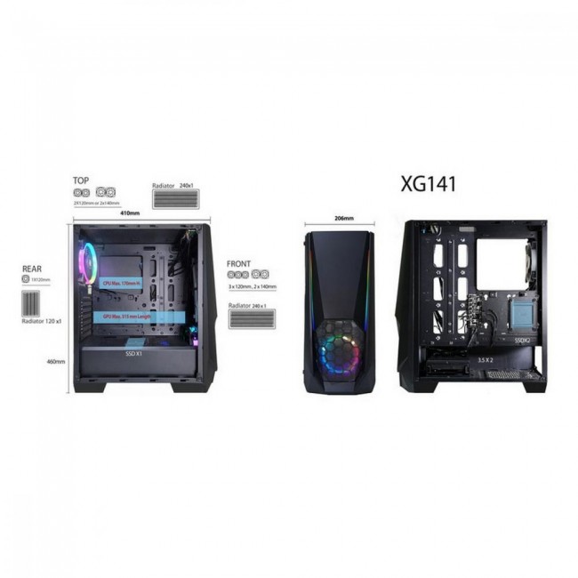 XILENCE Performance C X505.ARGB Black (XG141_X505.ARGB)