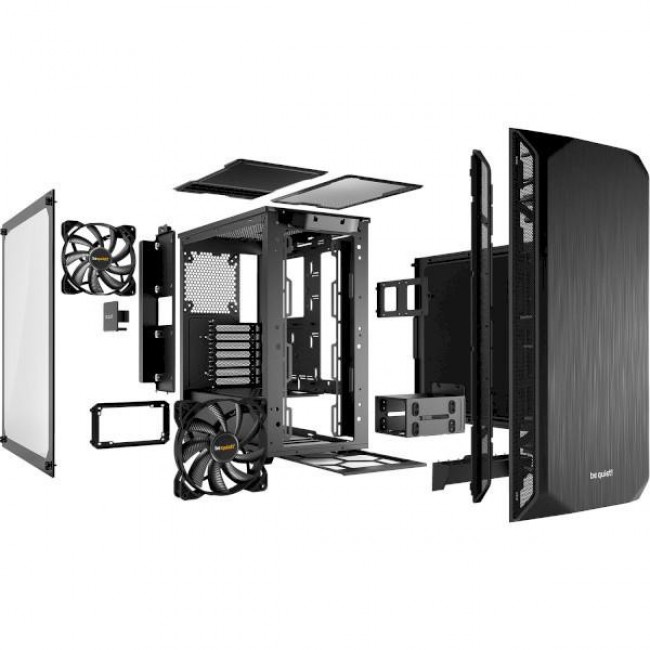 be quiet! Pure Base 500 Window Metallic Gray (BGW36)