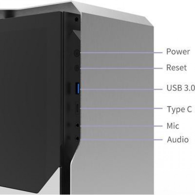 ALmordor SilverLining 160G ITX Silver (ALSL160GISL)