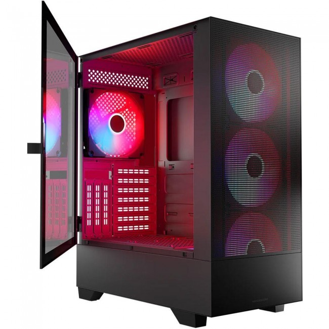 Modecom Siroco ARGB Flow Midi Black (AT-SIROCO-MG-10-00ARGB-00)